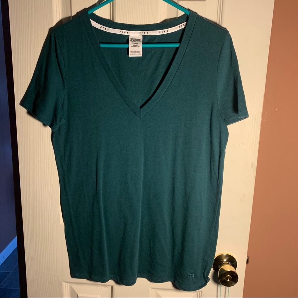 (2) PINK V-NECKS